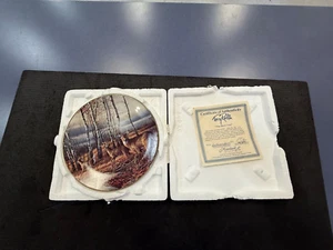 NEW Terry Redlin The Birch Line 8.25" Collectors Plate by Wild Wings - Deer - Picture 1 of 5