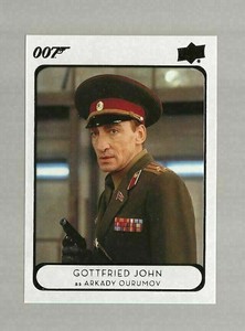 V3) 2021 Upper Deck James Bond Villains & Henchmen Gottfried John Arkady Ourumo
