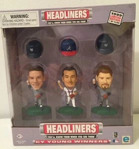 CY YOUNG WINNERS HEADLINERS LIMITED EDITION GREG MADDUX DAVID CONE ROGER CLEMENS - Picture 1 of 1