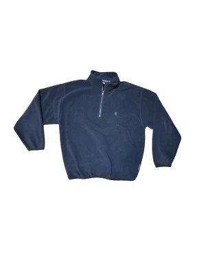 Pullover vintage Y2K Nautica Nautech polar 1/4 cremallera - azul marino - talla grande para hombre Foto 1 de 4