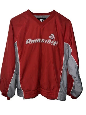 Vintage Starter Ohio State Buckeyes Windbreaker Jacket Men's Medium - Imagem 1 de 2