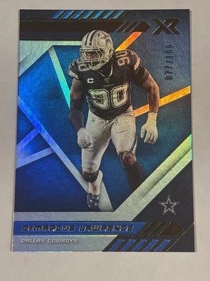 2020 Panini XR Blue #97 DeMarcus Lawrence Serial 077/199 - Image 1 of 2
