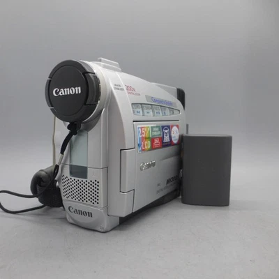 Canon MV300i Handheld MiniDV Camcorder Silver Tested - Image 1 of 4