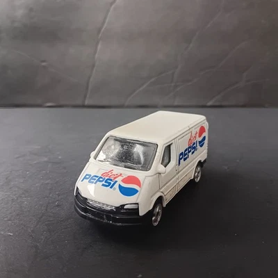 Golden Wheel Diecast Diet Pepsi Ford Transit Delivery Van White 1:64 Scale  - Image 1 of 4