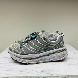 Zapatillas para mujer Hoka Stinson Evo OG grises y morados talla 9 - Imagen 1 de 10