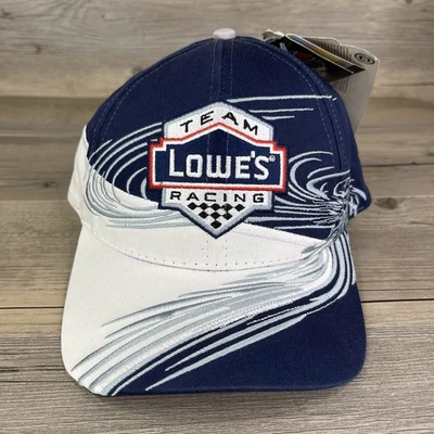 Gorra de colección NASCAR Snapback Jimmie Johnson 48 Lowes Racing Swirl Hendrick Foto 1 de 4