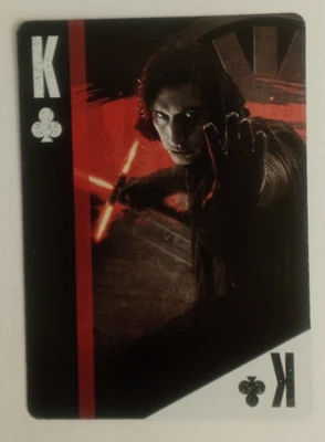 Disney Star Wars Villains Playing Card Kylo Ren King Clubs - Image 1 of 2