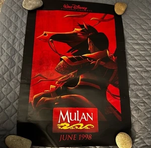 Disney Mulan Original 27x18.5 Promotional Movie Poster - Picture 1 of 1