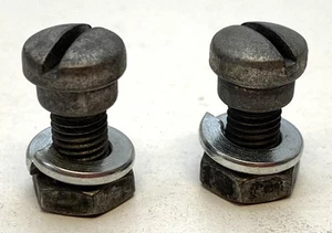 new old stock DROP STAND BOLTS for vintage bicycle rear stand dropstand 1 PAIR - Picture 1 of 3