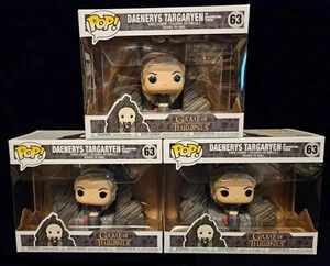 Funko Pop Estuche de 3 Juego de Tronos 63 Daenerys Dragonstone Throne (Lote 16 y 18) - Imagen 1 de 1