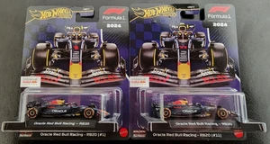 Hot Wheels F1 Formula 1 Oracle Red Bull Racing RB20 #1 #11 Diecast 2 Cars - Picture 1 of 5