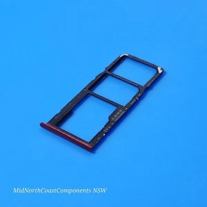 Oppo Realme C15 2021 Dual Sim Tray Double Sided Card Replacement Red - Picture 1 of 5