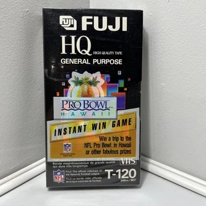 NEW!! Blank Fuji HQ General Purpose VHS Tape T-120 Sealed NFL Pro bowl Hawaii - Picture 1 of 5