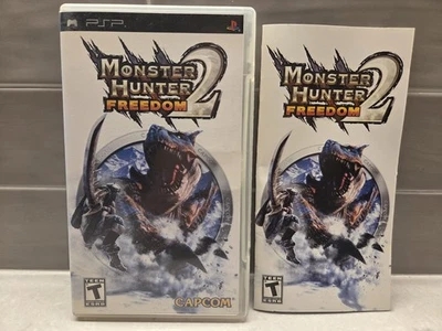 Monster Hunter Freedom 2 (Sony PlayStation Portable, 2007) w/ Manual TESTED PSP - Image 1 of 4