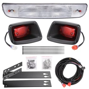 Golf Cart Halogen Headlight Bar Light Kit w/LED Taillights EZGO TXT 1996-2013 - Picture 1 of 10