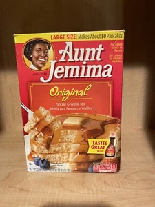 Sealed Collectible Original Pancake & Waffle Mix Box Jemima Unopened - Picture 1 of 11