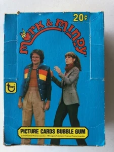 1979 Topps ~ Mork And Mindy~Clean EMPTY Box  - Picture 1 of 6