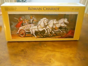 GLENCOE #05405 ROMAN CHARIOT MODEL KIT, 1/48TH SCALE, 0 GAUGE, NEW IN BOX - Picture 1 of 12