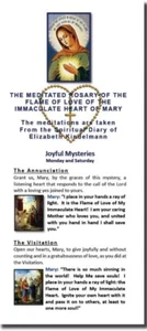 The Meditated Rosary of the Flame of Love of the Immaculate Heart of Mary,New - Picture 1 of 3