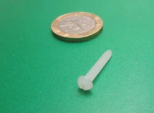 Round Head Slotted Machine Screw Nylon, 4-40 x 3/4" Length 200 Pc - Picture 1 of 11