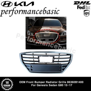 OEM Front Bumper Radiator Grille 86350B1400 For Genesis Sedan G80 15-17 - Picture 1 of 3