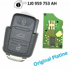 Telecomando chiave di ricambio per VW New Beetle Bora Polo Passat T5 1J0959753AH - Foto 1 di 3