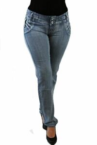 Butt Lifting Sexy Colombian Style Skinny Jeans By Silver Diva S6703# - Blue