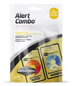 Seachem Alert Combo PH & AMMONIAK Messwerte für SALZWASSER oder SÜSSWASSER Aquarium - Bild 1 von 2
