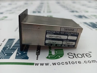 MCH-4PUL LINE SEIKI MAGNETIC COUNTER DC 24V SL NO 585058 - Image 1 of 4