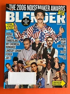 NOISEMAKER AWARDS 8 BORAT * LINDSAY LOHAN January February 2007 BLENDER MAGAZINE - Picture 1 of 6