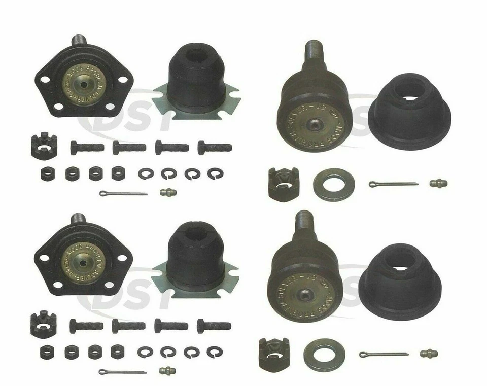 Juego de 2 rótulas delanteras superiores e inferiores MOOG para Chevrolet C20 C30 GMC C25 C35 Foto 1 de 1