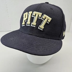 Gorra Pitt Panthers ajustada talla 7-1/2 logotipo de pantera New Era 59Fifty gorra de lana NCAA - Imagen 1 de 13