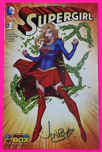 SUPERGIRL #1 (DC 2015) WIZARD WORLD COLOR VARIANT | SIGNED JONBOY MEYERS NM 9.4 - Picture 1 of 11