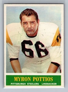 1964 Philadelphia Myron Pottios #149 - Pittsburgh Steelers - EX to EX+ - Picture 1 of 2