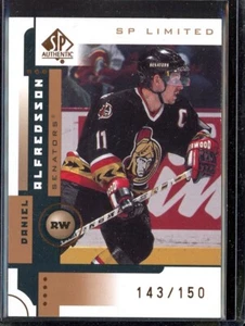 2001-02 SP Authentic Limited #59 Daniel Alfredsson 143/150 - Foto 1 di 1