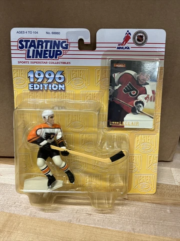 JOHN LECLAIR PHILADELPHIA FLYERS VINTAGE 1996 STARTING LINEUP FIGURINE Box 170 Cover
