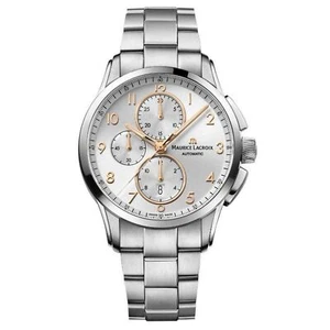 Maurice Lacroix PT6388-SS002-220-1 Herren Pontos silberfarbenes Zifferblatt Automatik - Bild 1 von 3