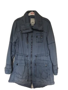 Womens Denim Lightweight Long Jacket Size 8 - Picture 1 of 6