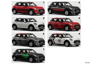 MINI Genuine Side Strips Chili Red Uni Replacement Fits F55 F55 LCI 51142359449 - Picture 1 of 2