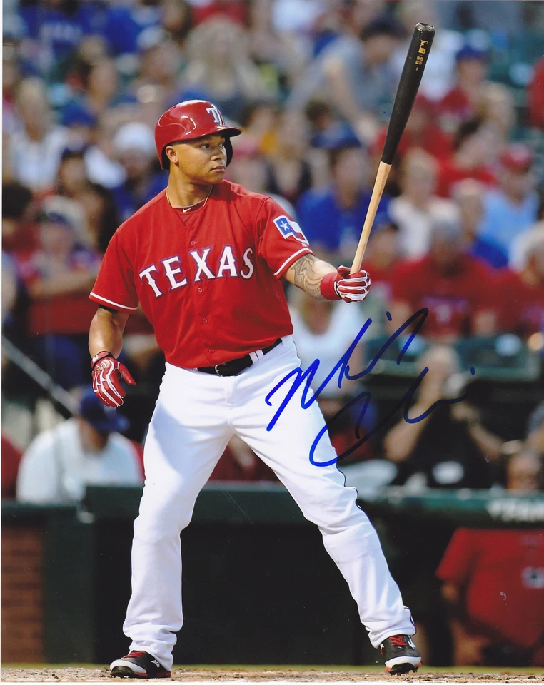 MICHAEL CHOICE TEXAS RANGERS ACCIÓN FIRMADO 8x10 Foto 1 de 1