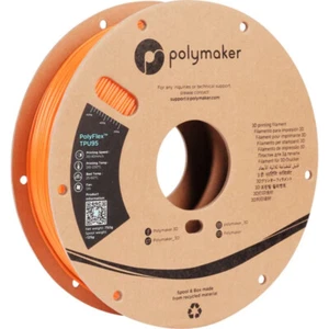 Polymaker PolyFlex TPU95 95A Orange 1.75mm 750g 3D Printer Filament TPU - Picture 1 of 3