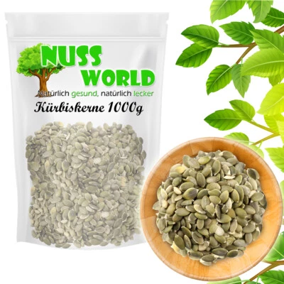 1 Kg geschälte Kürbiskerne Kürbiskern Grün natur Premium Qualität 1000g - Bild 1 von 4