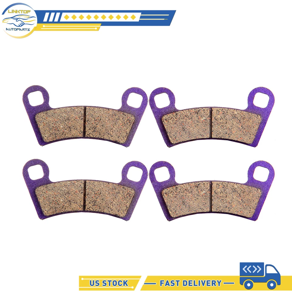 2 pares de pastillas de freno delanteras para Polaris MXR Outlaw 450 2009-2010 fibra de carbono Foto 1 de 1