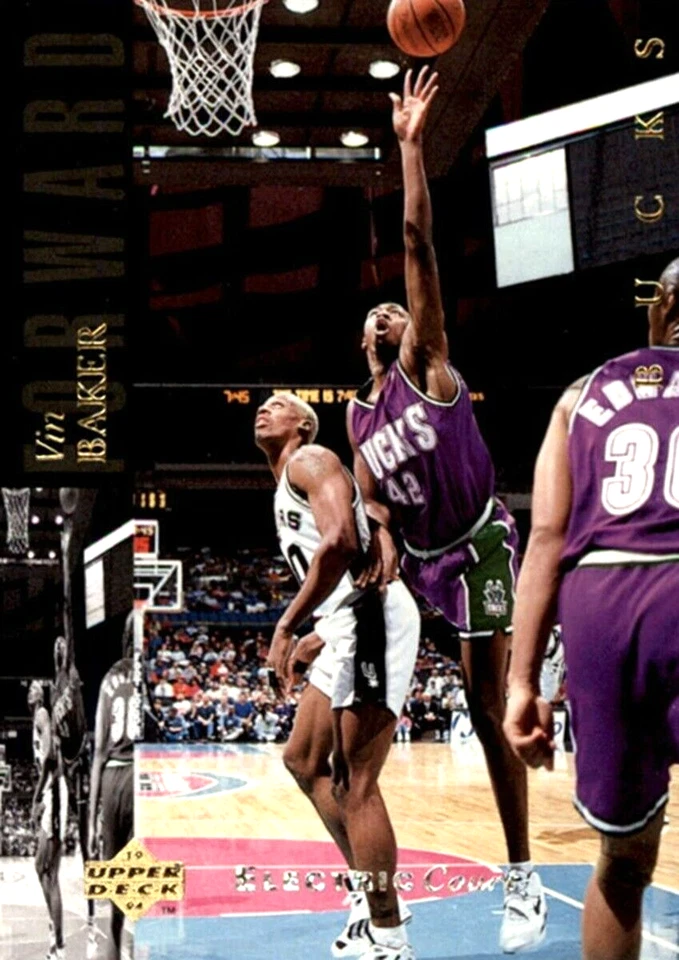 1993-94 Upper Deck SE Electric Court #69 Vin Baker Milwaukee Bucks - Image 1 of 1
