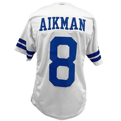 TIMELESS AUTHENTIC Troy Aikman Jersey White Dallas | S-5XL Unsigned Custom Sewn Stitched