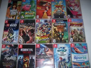 Replacement Nintendo Switch Authentic Original OEM Case Box Artwork - 100 TITLES - Picture 1 of 34