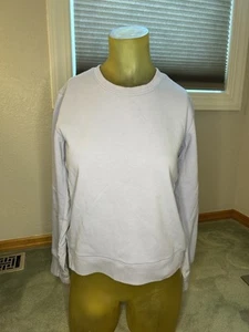 Athleta Girl Size XL/14 Lavender Purple Crewneck Long Sleeve Sweatshirt Youth - Picture 1 of 5