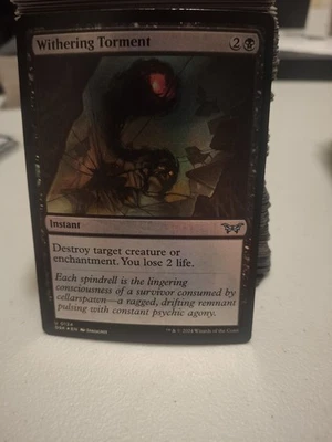 MTG DSK NM *FOIL* Withering Torment - Image 1 of 2