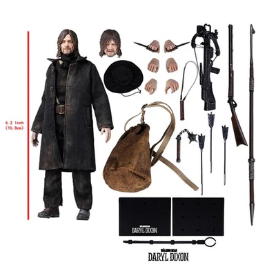 Boneco de ação The Walking Dead Daryl Dixon escala 1/12 modelo boneca 6 polegadas EM ESTOQUE - Imagem 1 de 4