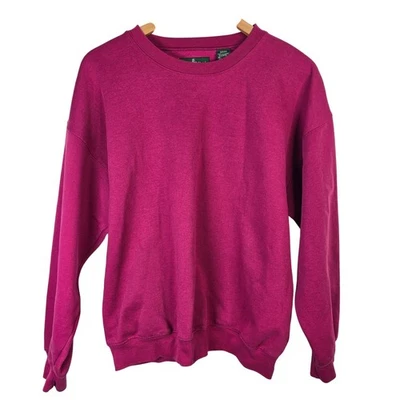 Sudadera de Colección Hunt Club Para Mujer Cuello Redondo Mediana Borgoña Informal Pullover Foto 1 de 4